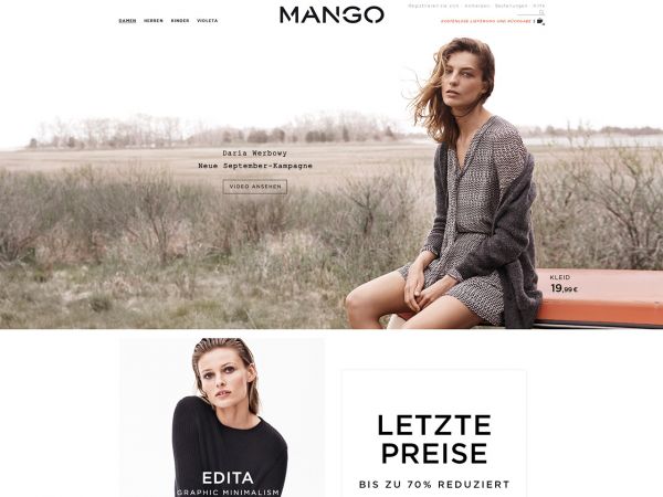 Mango.de Onlineshop