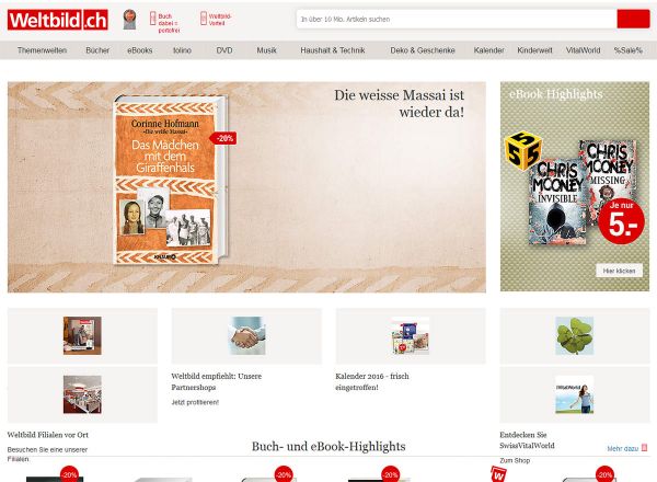 Weltbild.ch Onlineshop